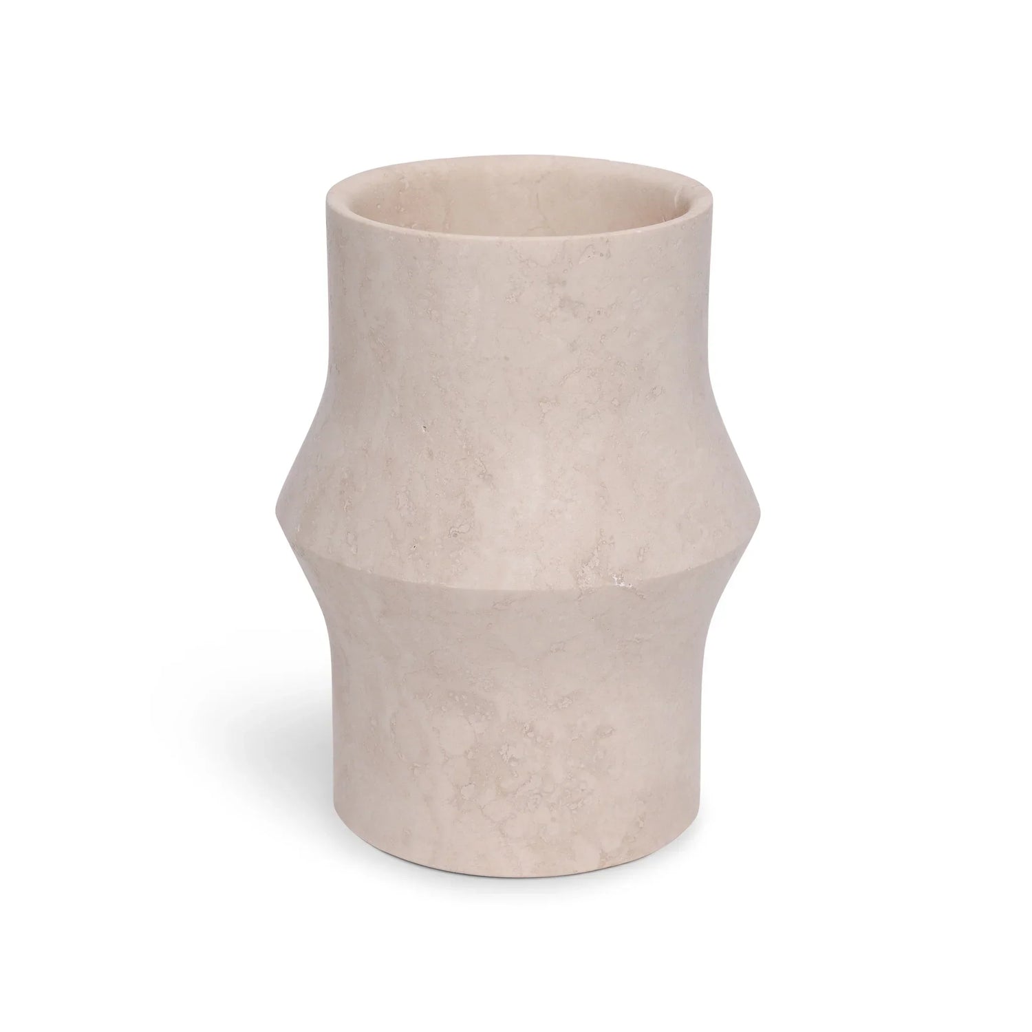 Travertindesignvas Ø12×20 cm