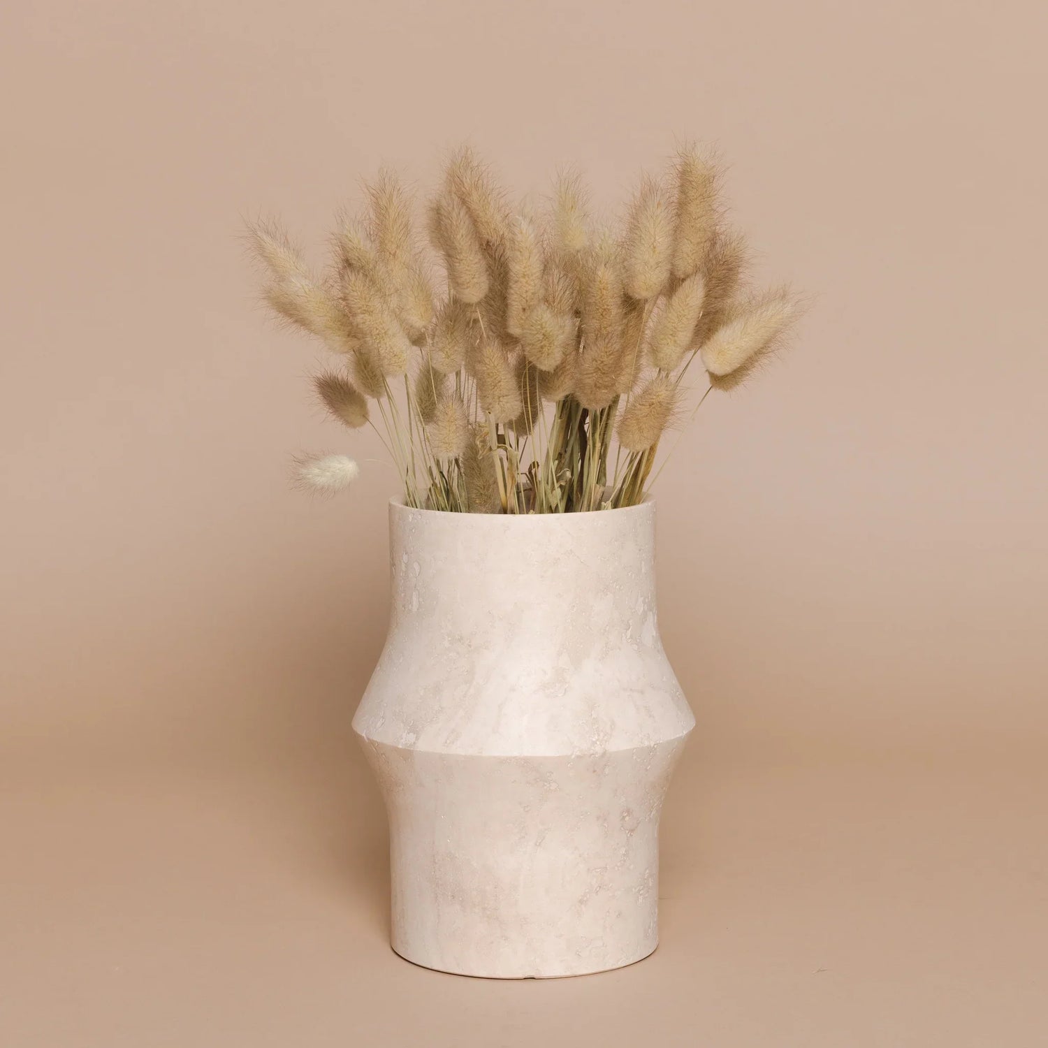 Travertindesignvas Ø12×20 cm