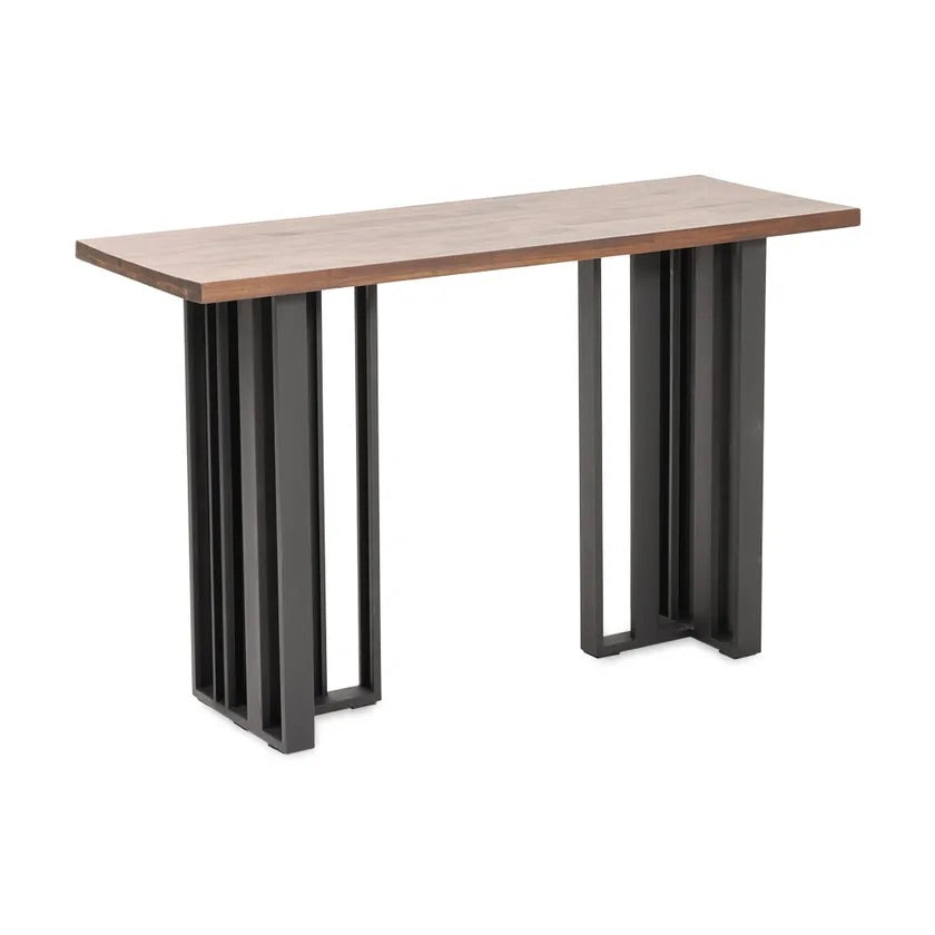 Alwin konsolbord, brun & svart