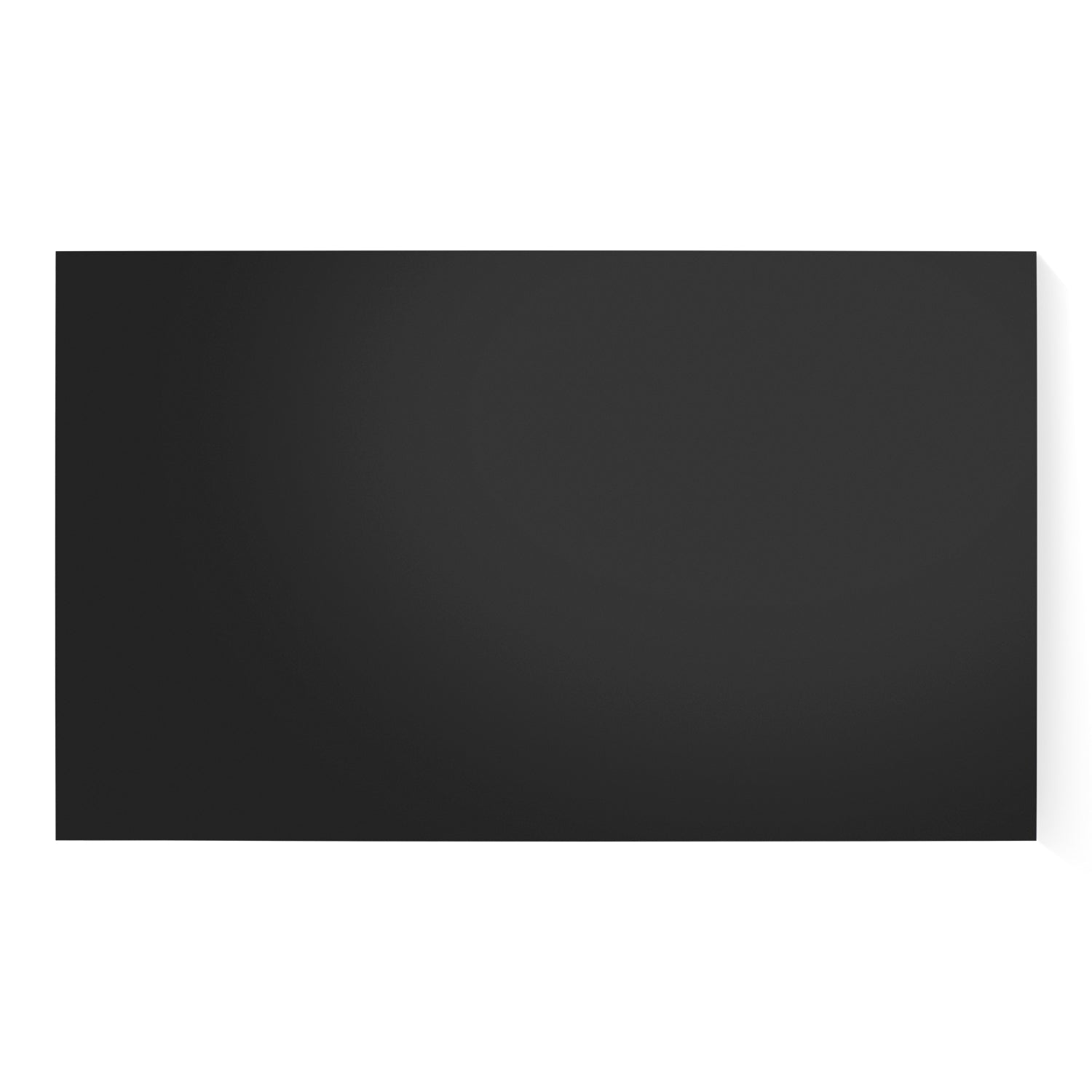 TV-dekorpanel matt svart L200 cm x H122 cm x D18 mm