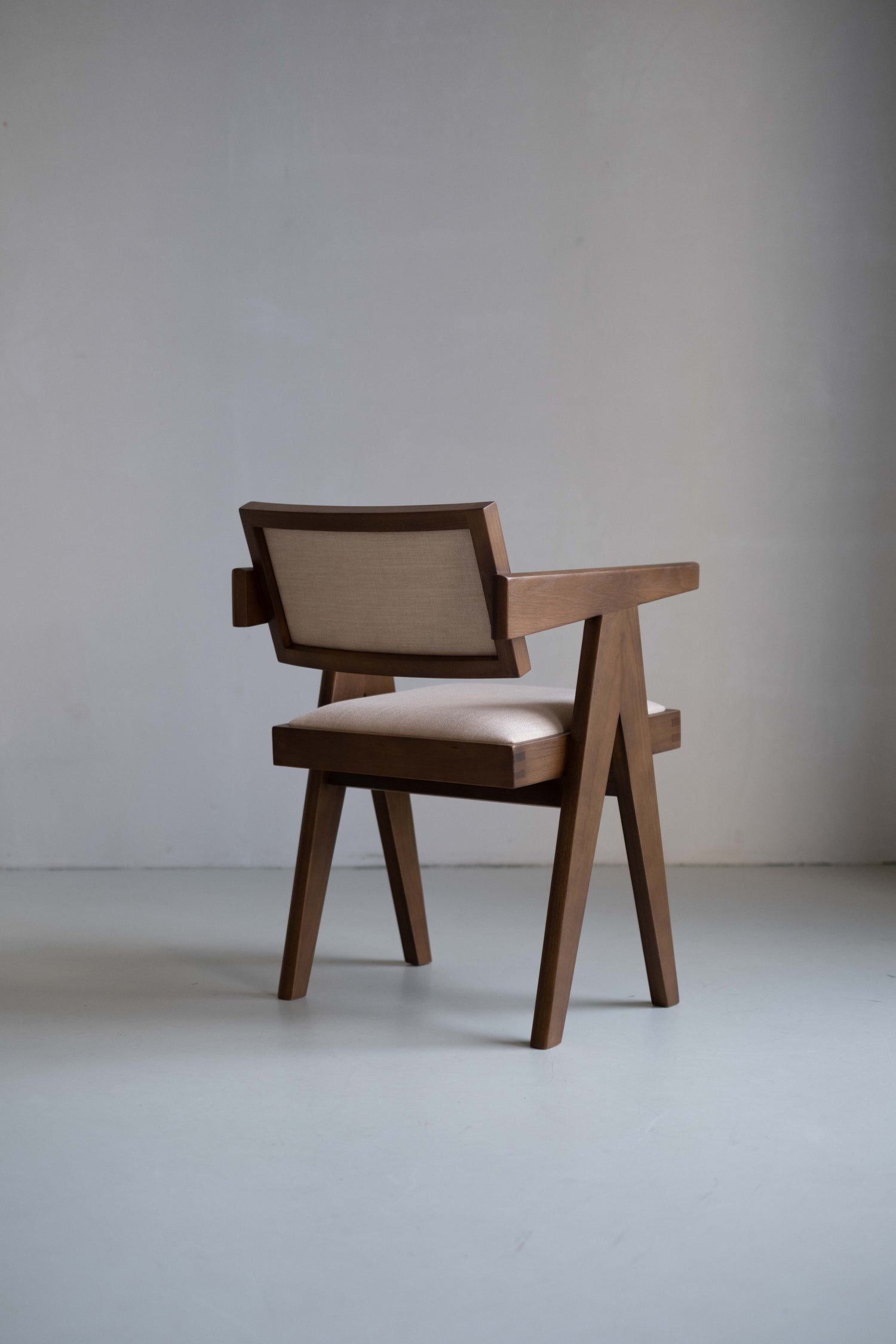 Pierre matstol rotting klädd – brun ek