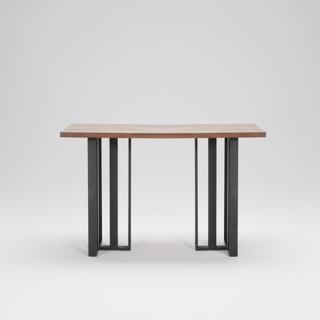 Alwin konsolbord, brun & svart