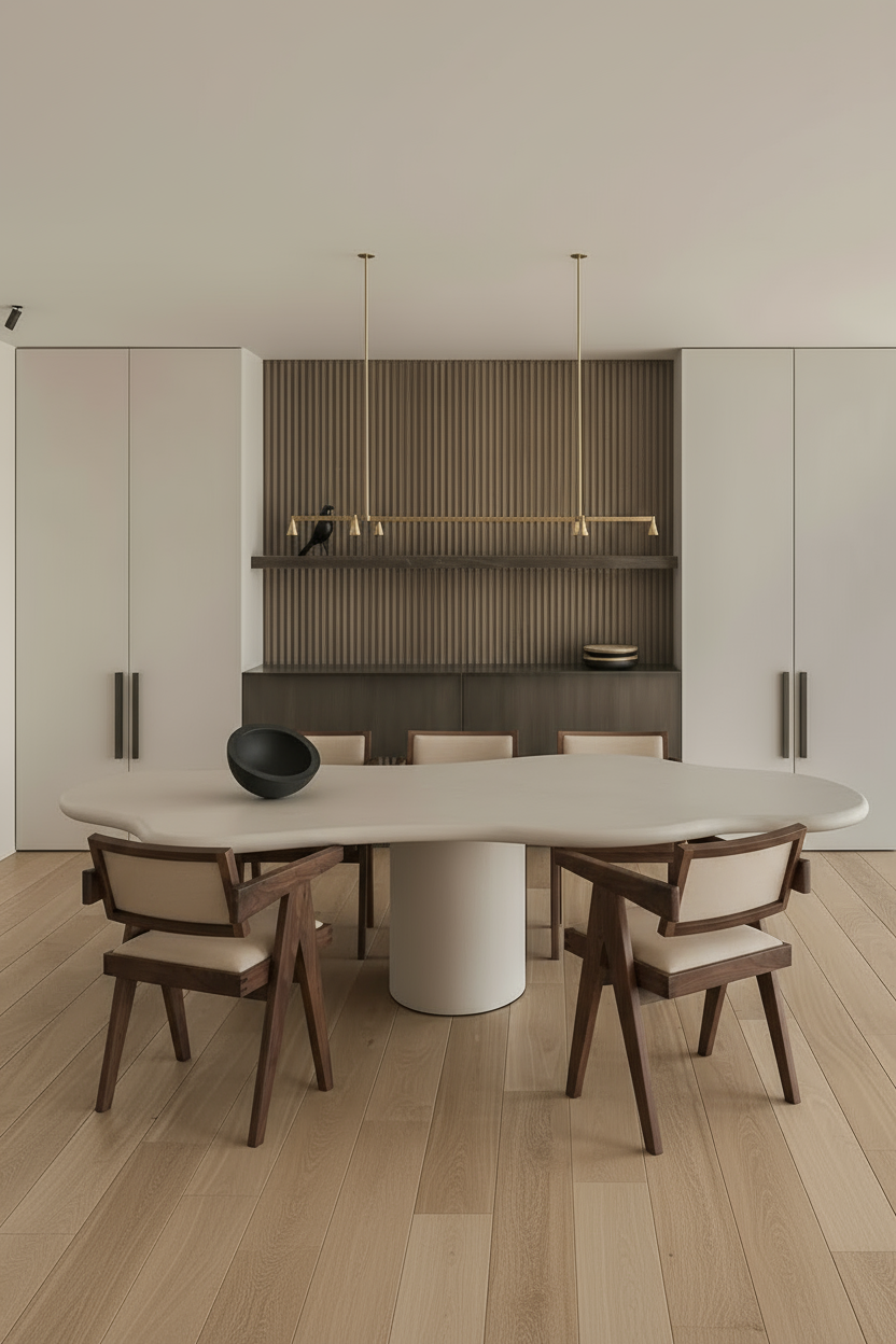 Pierre matstol rotting klädd – valnöt